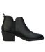 Womens/ladies York Ankle Boots Black Rocket Dog-4