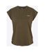 T-shirt kaki femme pepe jeans bloom0-2