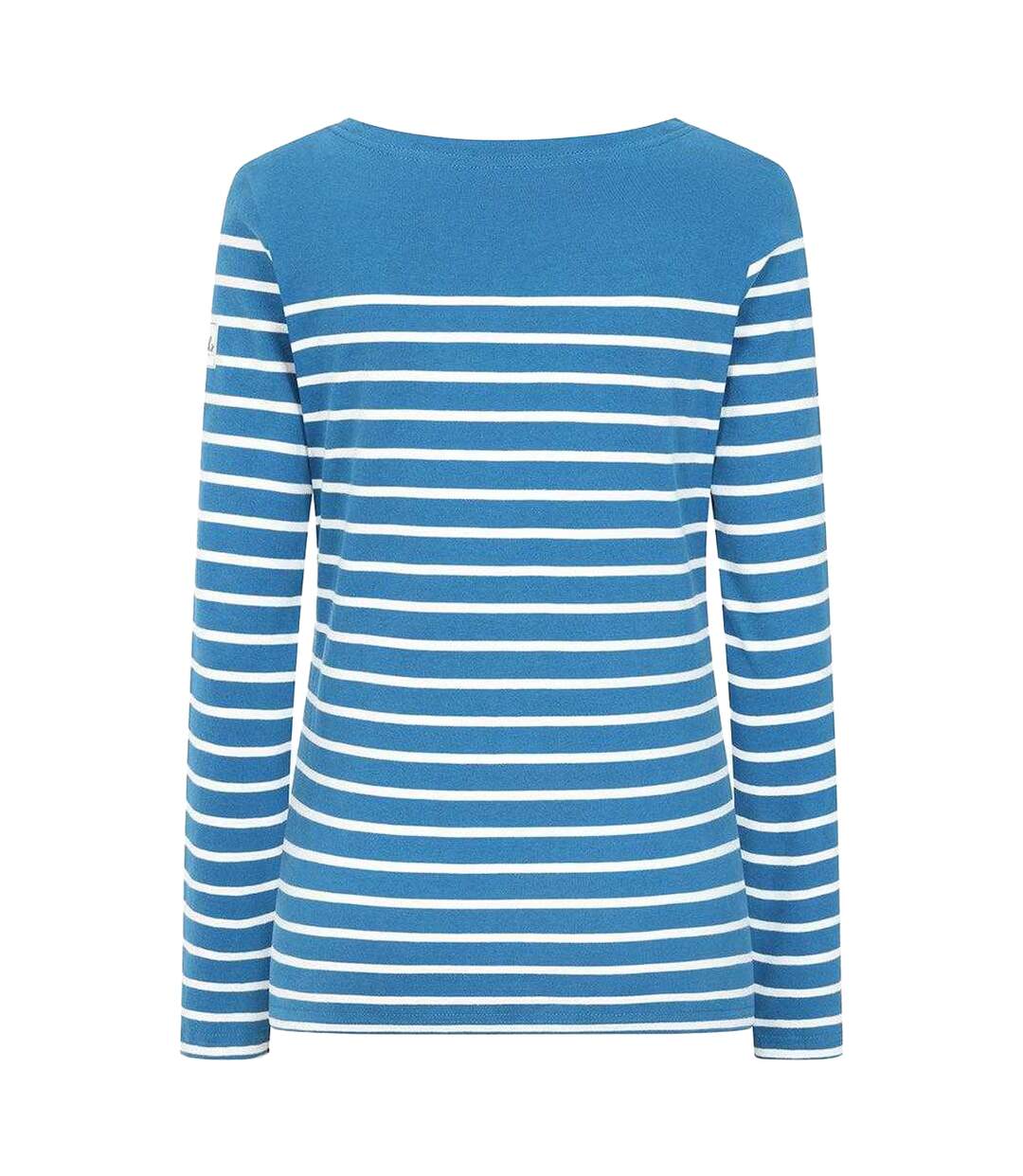 Haut Motif/style Rayé Femme Bleu Sarcelle Lazy Jacks-2