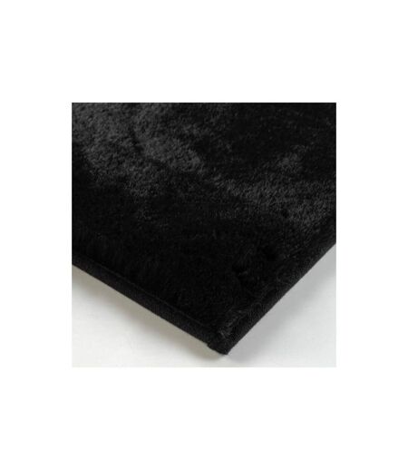 Tapis Imitation Fourrure Feline 60x90cm Noir