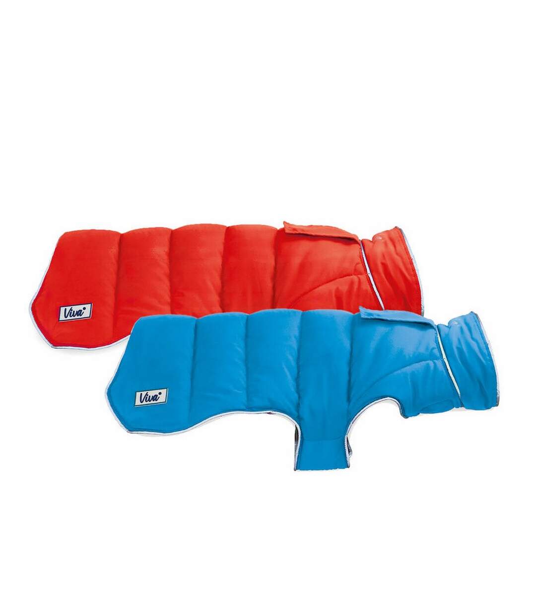 Viva reversible dog coat xslength: 25cm red/blue Ancol-1