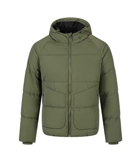 Doudoune Matelassée Motif/style Matelassé Homme Vert Kaki Minoti