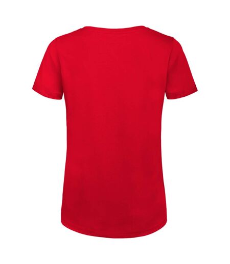 B&C Womens/Ladies Favourite Organic Cotton Crew T-Shirt (Red)