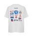 T-shirt Motif/style Imprimé Au Dos Homme Vieux Blanc Duke-3