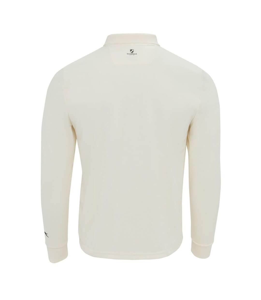 Polo Manches Longues Homme Crème Slazenger-2