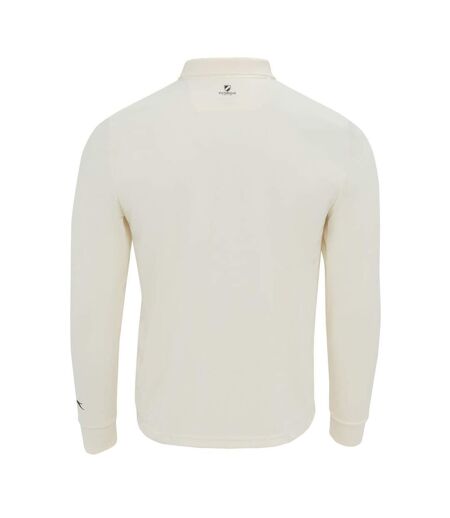 Polo Manches Longues Homme Crème Slazenger