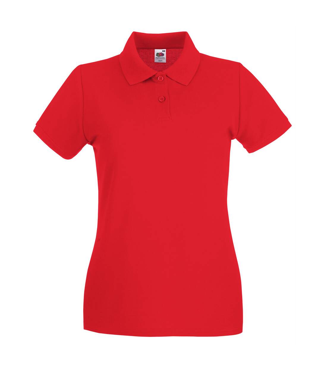 Polo premium femme rouge Fruit of the Loom