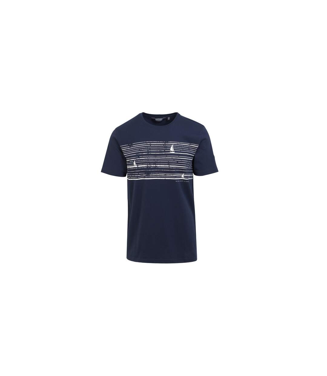 Mens Cline Viii Back Print T-shirt Navy Regatta-2