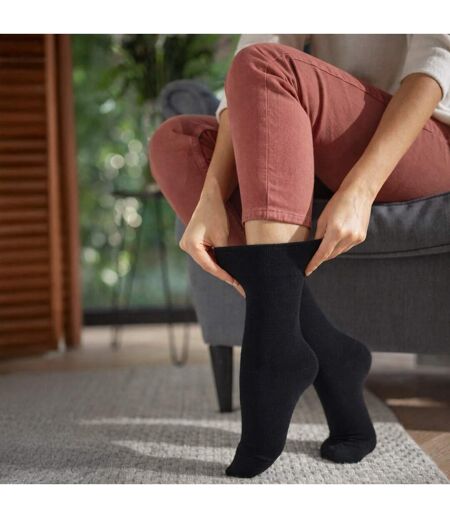 Gentle Grip- Lot De 3 Chaussettes Femme Laine Randonnée Chaudes Rembourrées