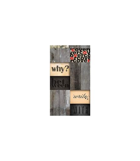 Papier Peint Wooden Inscription 50x1000cm