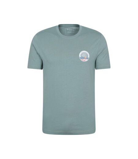Mens St Ives T-shirt Pale Green Mountain Warehouse