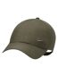 Casquette De Baseball Motif/style Swoosh Vert Kaki Argenté Nike-1