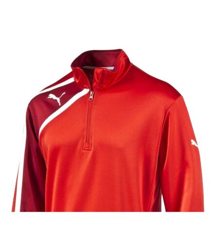 Mens Spirit Performance Half Zip Jacket Red Puma