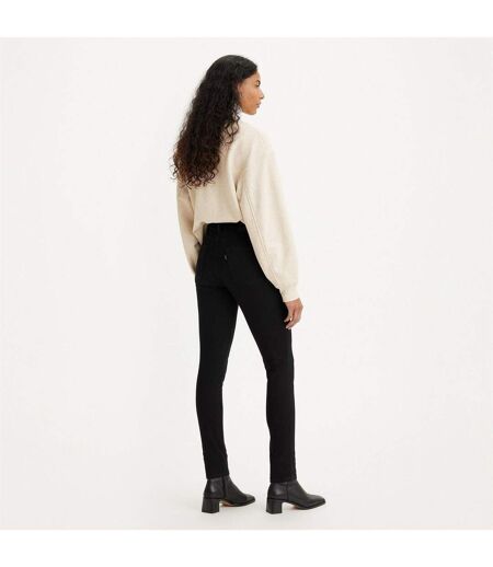 Womens/ladies 721 Denim Skinny Jeans Black Levis