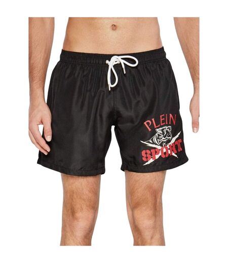 Short De Bain Motif/style Tigre Homme Noir Plein Sport
