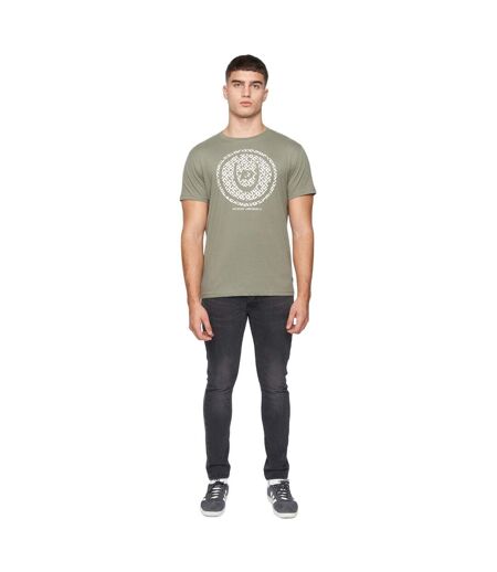 T-shirt brodsky homme vert de gris Duck and Cover Duck and Cover