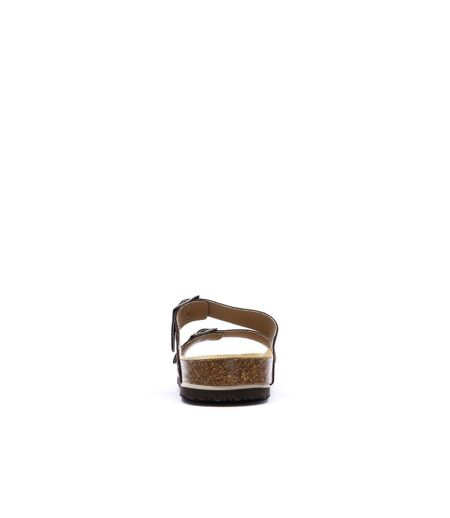 Sandales marron homme tbs mule cow split suede quatar