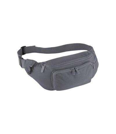 Quadra Plain Waist Bag (Graphic Grey) (One Size) - UTRW9294