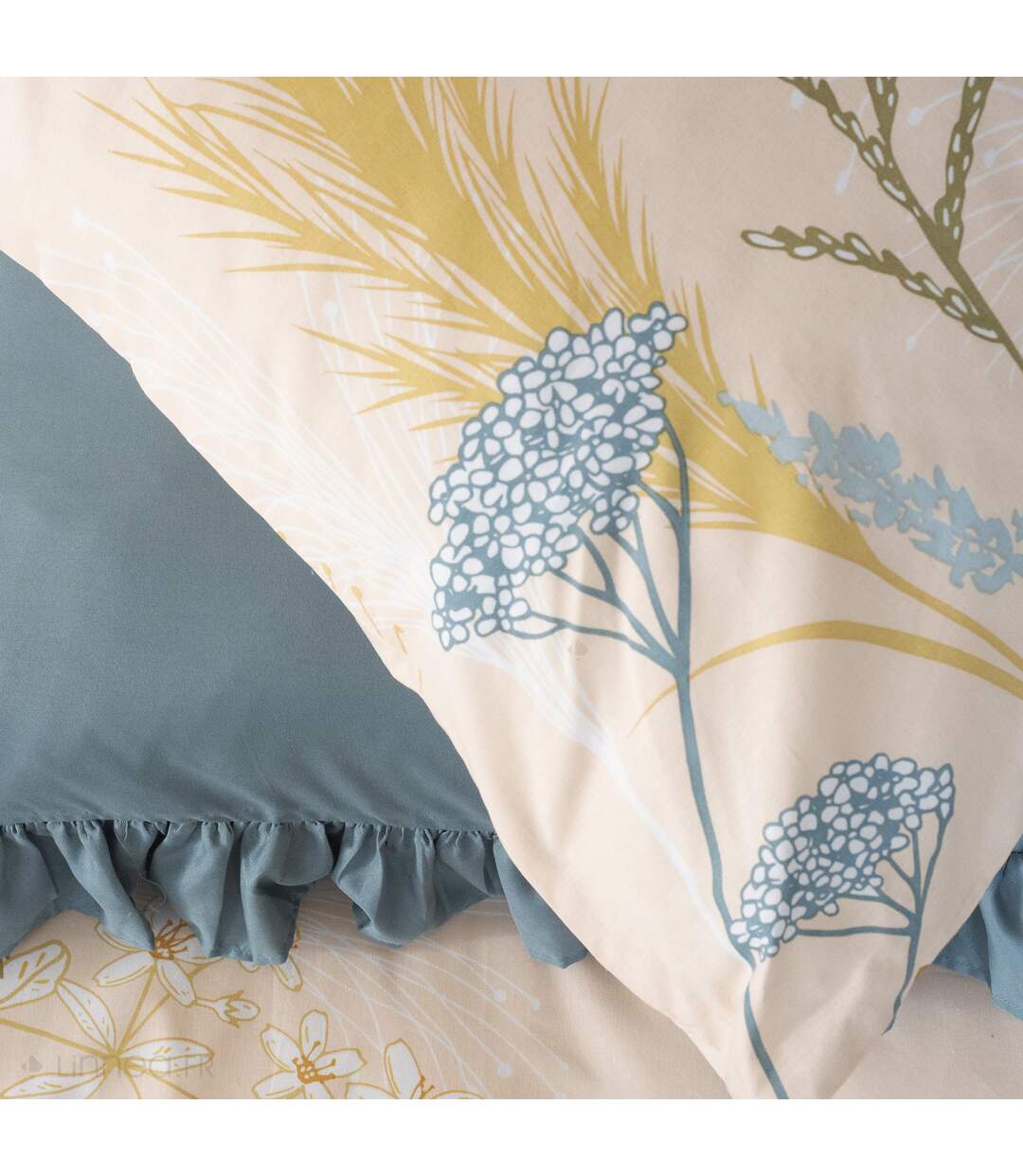 Parure de lit HELIA coton  Taie 63x63 cm-5
