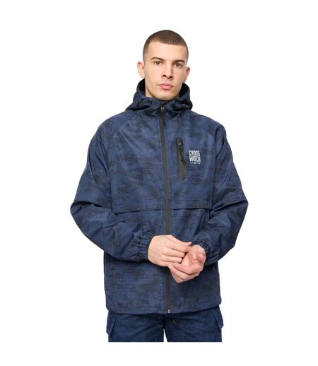 Veste Style Imprimé Intégral Janscore Homme Bleu Crosshatch