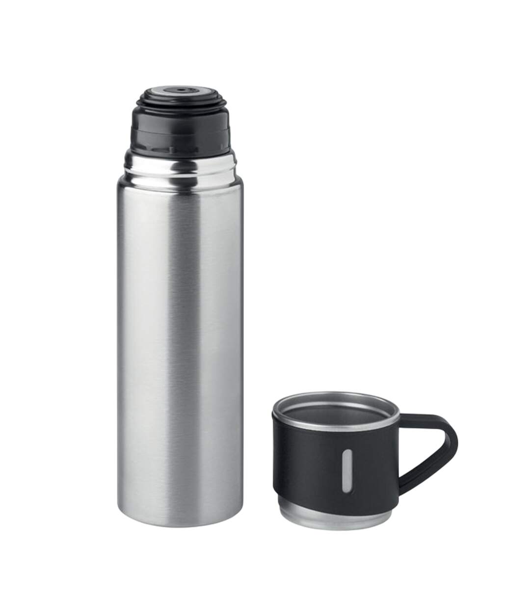 Tonia double-walled 420ml flask one size matt silver MidOcean-2