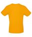 Tee-shirt B&c Mens #e150 Jaune Orangé B And C-2