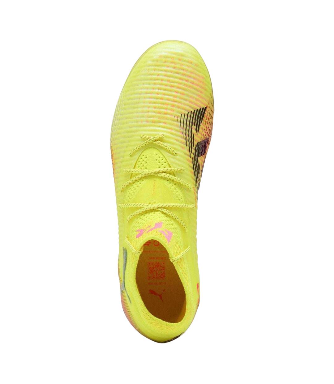 Womens/ladies Future 8 Ultimate Wavy Lines Firm Ground Football Boots Yellow Puma-3