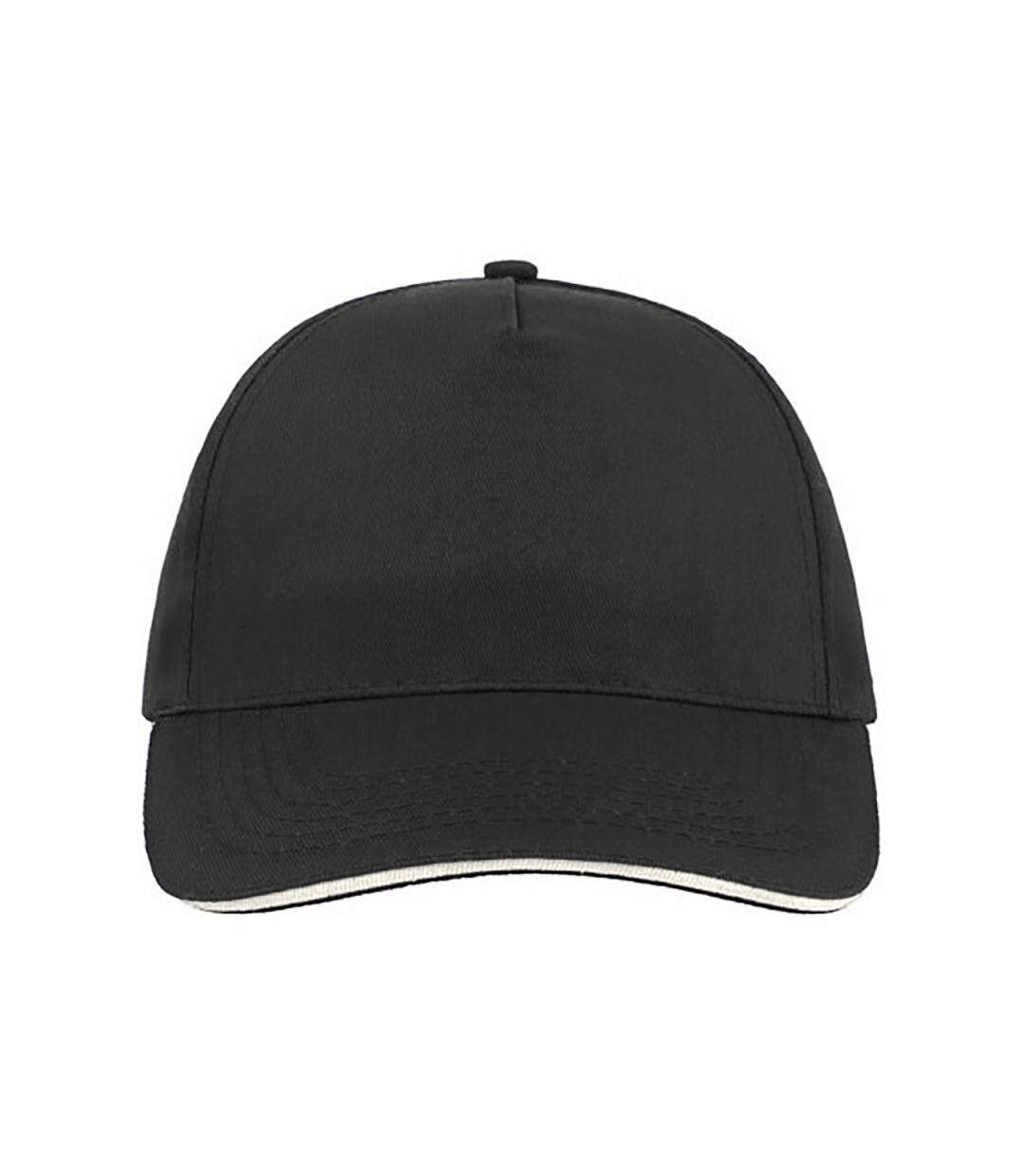 Casquette Sandwich Start 5 Mixte Noir Blanc Atlantis-3