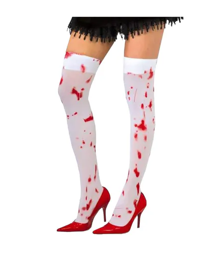 Collant Motif/style Sang Femme Blanc Fiestas Guirca