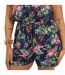 Combishort Motif/style Floral Femme Blanc Brave Soul-4