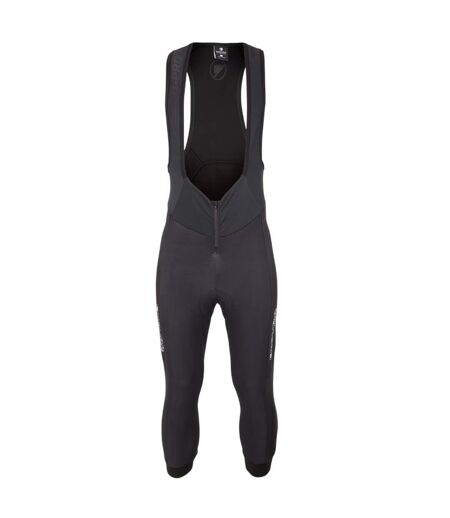 Mens Zip Front Cycling Bib Shorts Black Endura