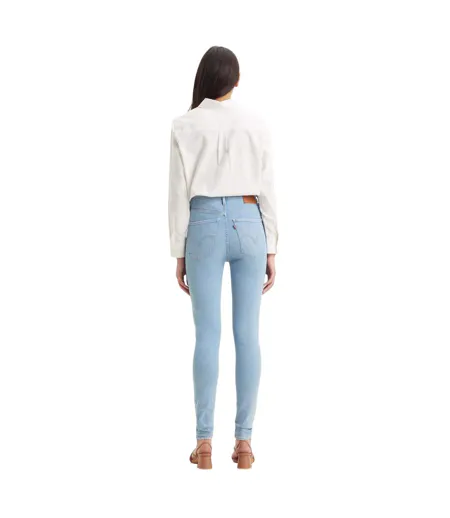 Womens/ladies Mile High Super Skinny Jeans Blue Levis