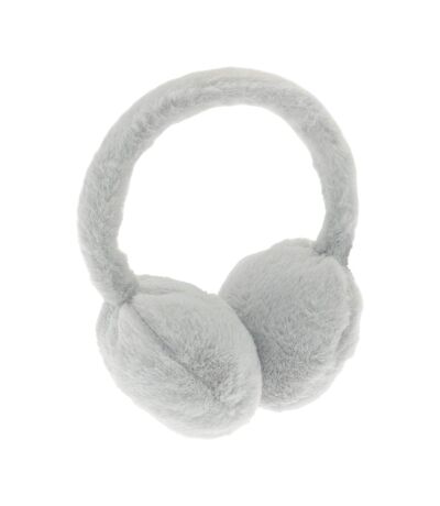 Couvre-oreilles en fausse fourrure taille unique gris Ribbon