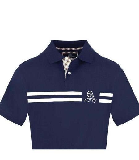 Polo Manches Courtes Homme Bleu Marine Aquascutum