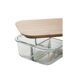 Tundra 3 bamboo glass lunch box one size transparent MidOcean-3