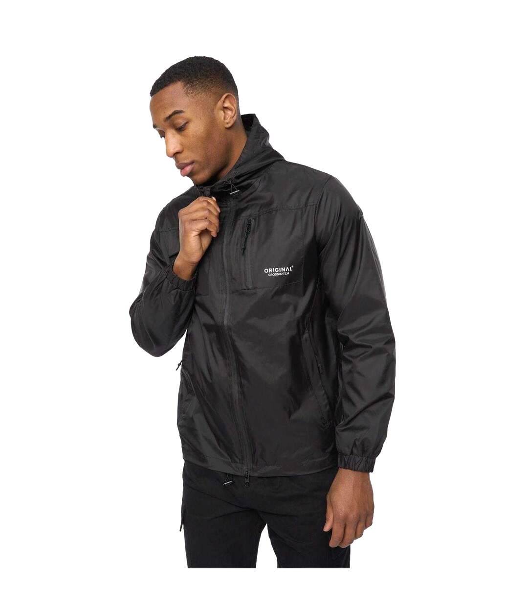 Veste Utilate Homme Noir Crosshatch-1