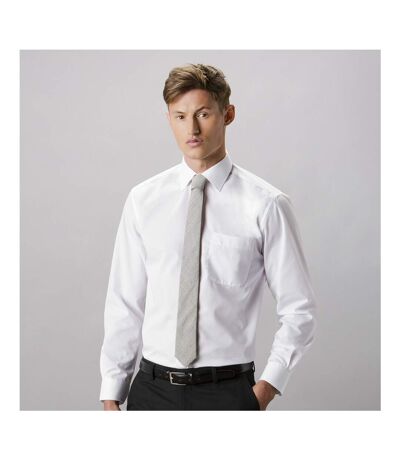Chemise À Manches Longues Homme Blanc Kustom Kit