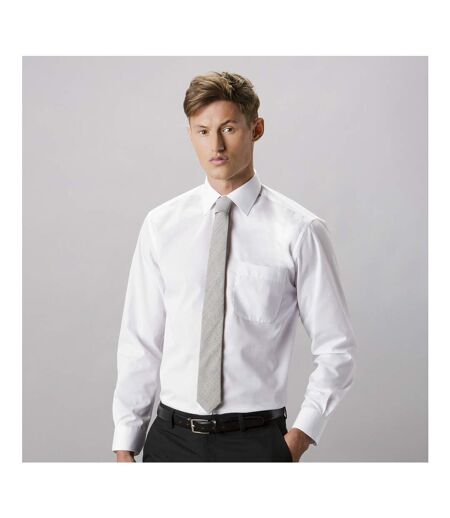 Chemise à manches longues homme blanc Kustom Kit