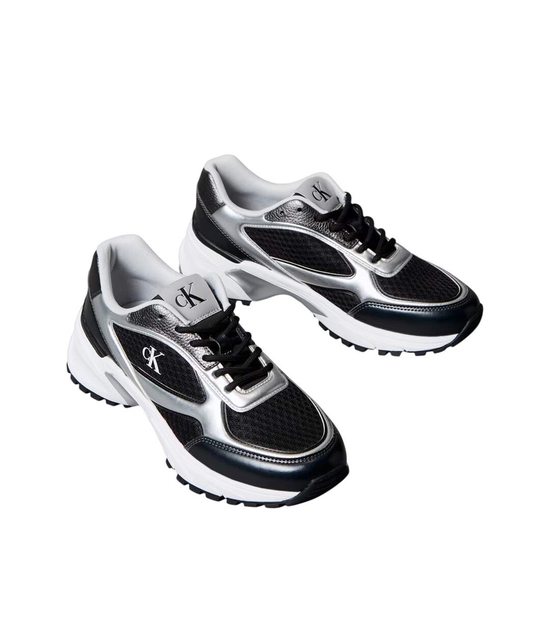 Chaussures De Randonnée Homme Noir Argenté Calvin Klein-3