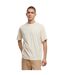 T-shirt Basic Homme Sable Blanc Build Your Brand-1