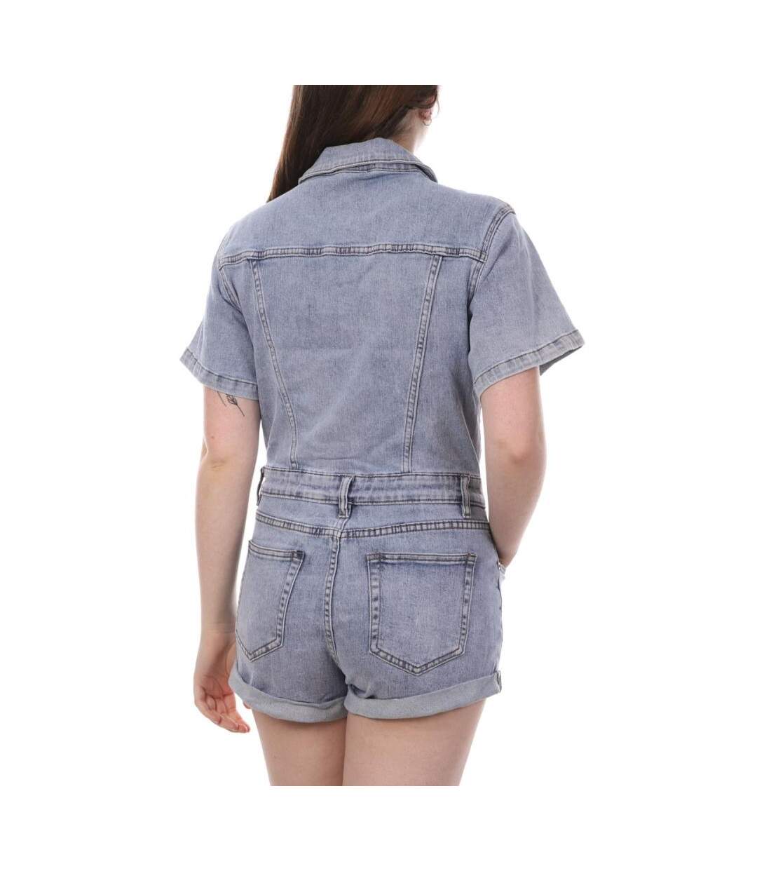 Combishort bleu femme monday premium-2