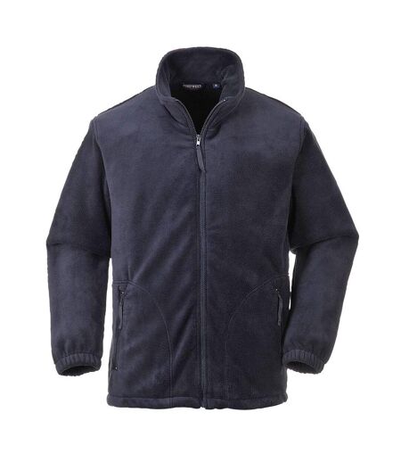 Portwest Mens Aran Fleece Jacket (Navy) - UTPW419