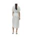 Robe verte à rayures femme vero moda bumpy-2