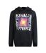 Sweat À Capuche Motif/style Boîte Asymétrique Homme Noir Cavalli Class-1