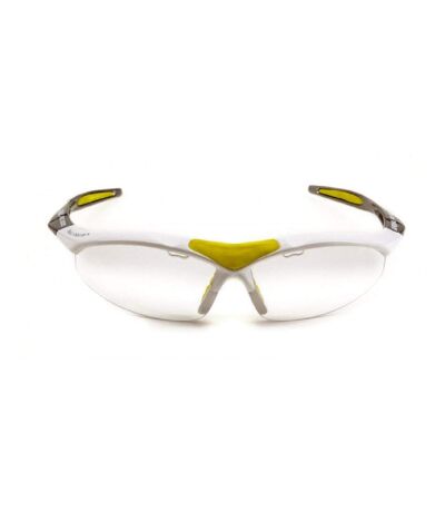 Karakal Unisex Adult Pro 3000 Sports Glasses (White/Yellow) (One Size)