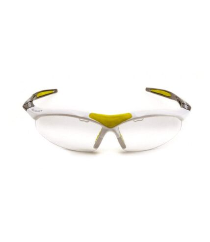 Lunettes de sport pro adulte taille unique blanc / jaune Karakal