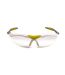 Karakal Unisex Adult Pro 3000 Sports Glasses (White/Yellow) (One Size)