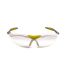 Lunettes de sport pro adulte taille unique blanc / jaune Karakal