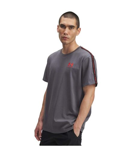 Mens Icon Regular T-shirt White Castlerock Under Armour