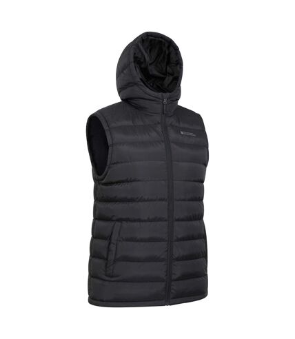 Mens seasons hooded padded gilet black Mountain Warehouse